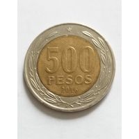 Чили 500 песо 2016