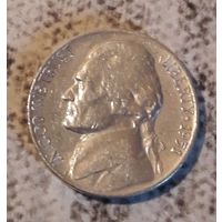 5 центов  1951 S США Джеферсон