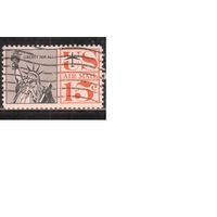 США-1959, (Мих.764 II) , гаш. , Стандарт, Авиапочта, Статуя Свободы