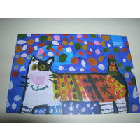 Календарик 2020 год Детский рисунок