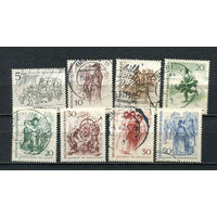 Западный Берлин - 1969 - Берлинцы 19 века. Рисунки - [Mi. 330-337] - полная серия - 8 марок. Гашеные.  (LOT HA13)-T3P1