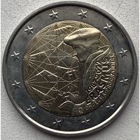 Финляндия 2 евро 2022 г. 35 лет программы Эразмус (Erasmus)