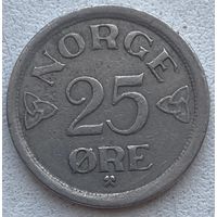 Норвегия 25 эре 1957 г.