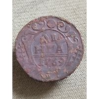 Распродажа - деньга 1739г.,РИ, АННА ИОАНОВНА