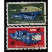 ГЕРМАНИЯ, ГДР - 1969 [Mi. 1448-1449] Гашеная (DDR03)