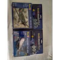 Ревел,сборные модели самолетов,масштаб 1:72,одним лотом три модели