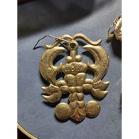 Ёлочная игрушка Рак, пластик. СССР