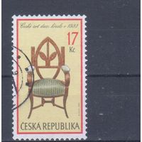 [264] Чехия 2002. Культура.Мебель.Стул. Концовка серии.Гашеная марка.