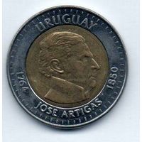 10 песо 2000 Уругвай
