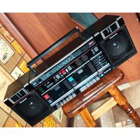 Panasonic RX-CW31L. Made in Japan. Двухкассетный магнитофон. Магнитола с радио. Бумбокс геттобластер