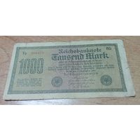 1000 марок 1922 года Германии