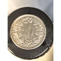 Швейцария 10 раппенов 1970  -2-