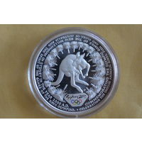 Австралия 5 долларов 2000 серебро с 1 руб