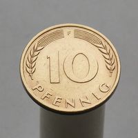 ФРГ 10 пфеннигов 1950 F