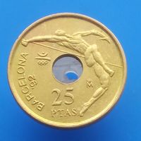 Испания 25 песо 1990