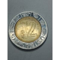 Мексика 2 песо  2011 года .