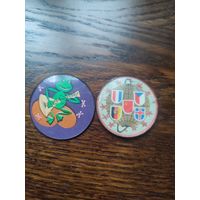 Значки латунь