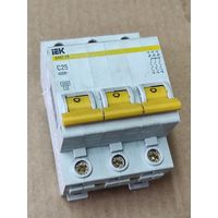Автомат 4.5кА ВА47-29 3Р 25А С, IEK