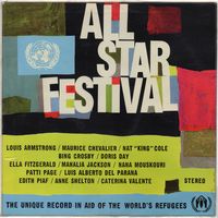 LP All-Star Festival (Louis Armstrong, Nat King Cole, Ella Fitzgerald, Edith Piaf, Bing Crosby, Doris Day, Patti Page, Caterina Valente і іншыя)