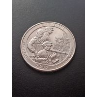 США 25 центов  2017 г. D - Остров Эллис Нью Джерси