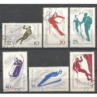 Румыния Зимний спорт Фристайл Слалом Бобслей Прыжки с трамплина 1961