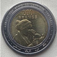 Центральная Африка 200 франков 2024 г.