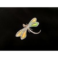 Брошь подвеска Стрекоза