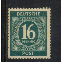 Оккупация Германии Американо-британо-советская зоны 1946 Номинал Стандарт #923