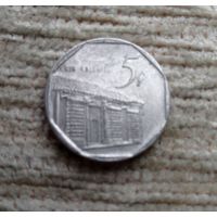 Werty71 Куба 5 сентаво 1996
