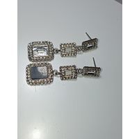 Серьги с рубля .