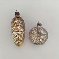 Елочная игрушка звезда агитация шишка цена за все СССР К.22