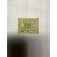Нотгельд 50 пфеннигов (Германия Веймарская республика). -2612