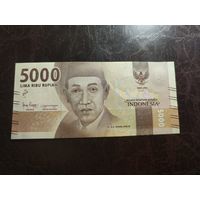 Индонезия 5000 рупий образца 2018 года UNC p156c(2)