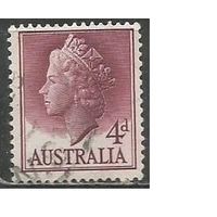 Австралия. Королева Елизавета II. 1956г. Mi#273.