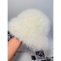 Шапка меховая пушистая