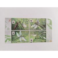 Беларусь  2010  кв/бл стрекозы