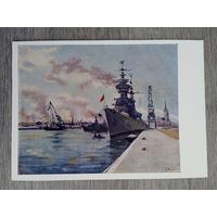 1960. Денисов. Гавань. Таллин