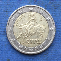 Греция 2 евро 2002 без буквы