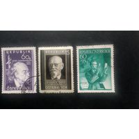 Австрия \145ф\ 1950- 1951 личности кц15евр