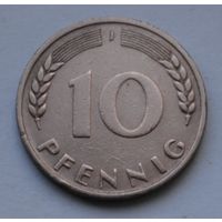 10 пфеннигов 1949 г. J, ФРГ, Германия.