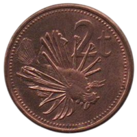 Независимое Государство  Папуа - Новая Гвинея. 2 тойя (тоэа) 2002. Фауна. Рыба. Крылатка- зебра.