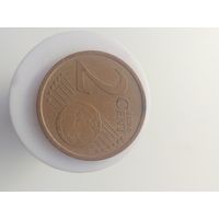 2 евроцента Италия 2002 год  лот 43