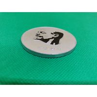 Настольная медаль СССР алюминий Владимир Ленин