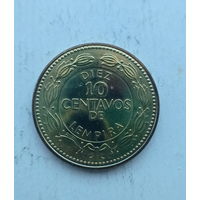 Гондурас 10 сентавос де лемпира 2010 год