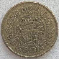 Дания 20 крон 1990 г.