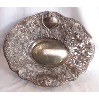 Фруктовница Конфетница 30 х 27 Серебрение 06