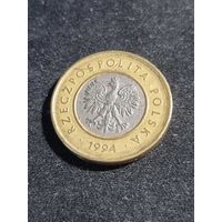 Польша 2 злотых 1994