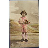 Детская открытка. Франция. Начало 20-го века.