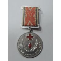 Знак "Почётный донор ОКК БССР". Алюминий.