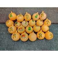 Все лоты с 1 Рубля. Лот ёлочных игрушек. 21 шар одним лотом!!!
